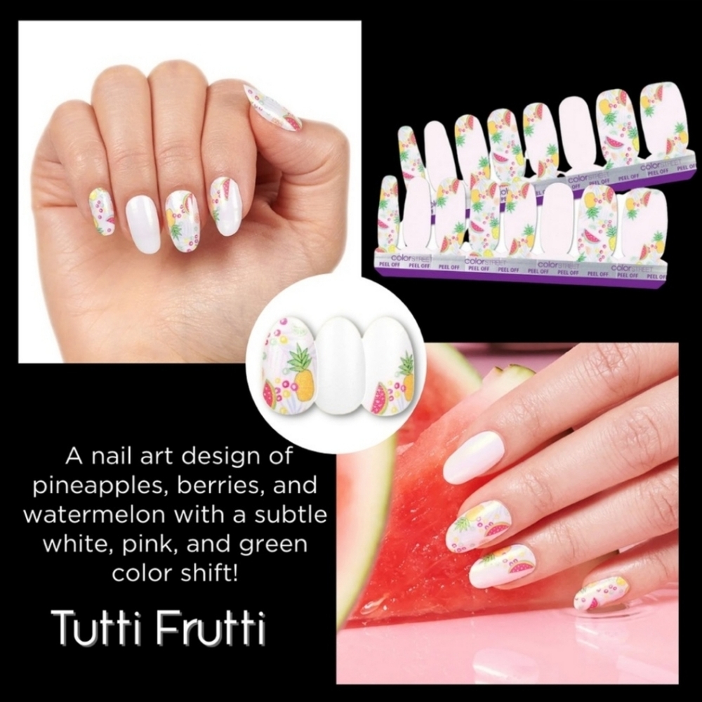 Color Street Tutti Frutti Pinapples Watermelon